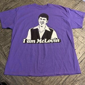 PHILCOS Superbad Mclovin Graphic T-shirt In‎ Purple XL